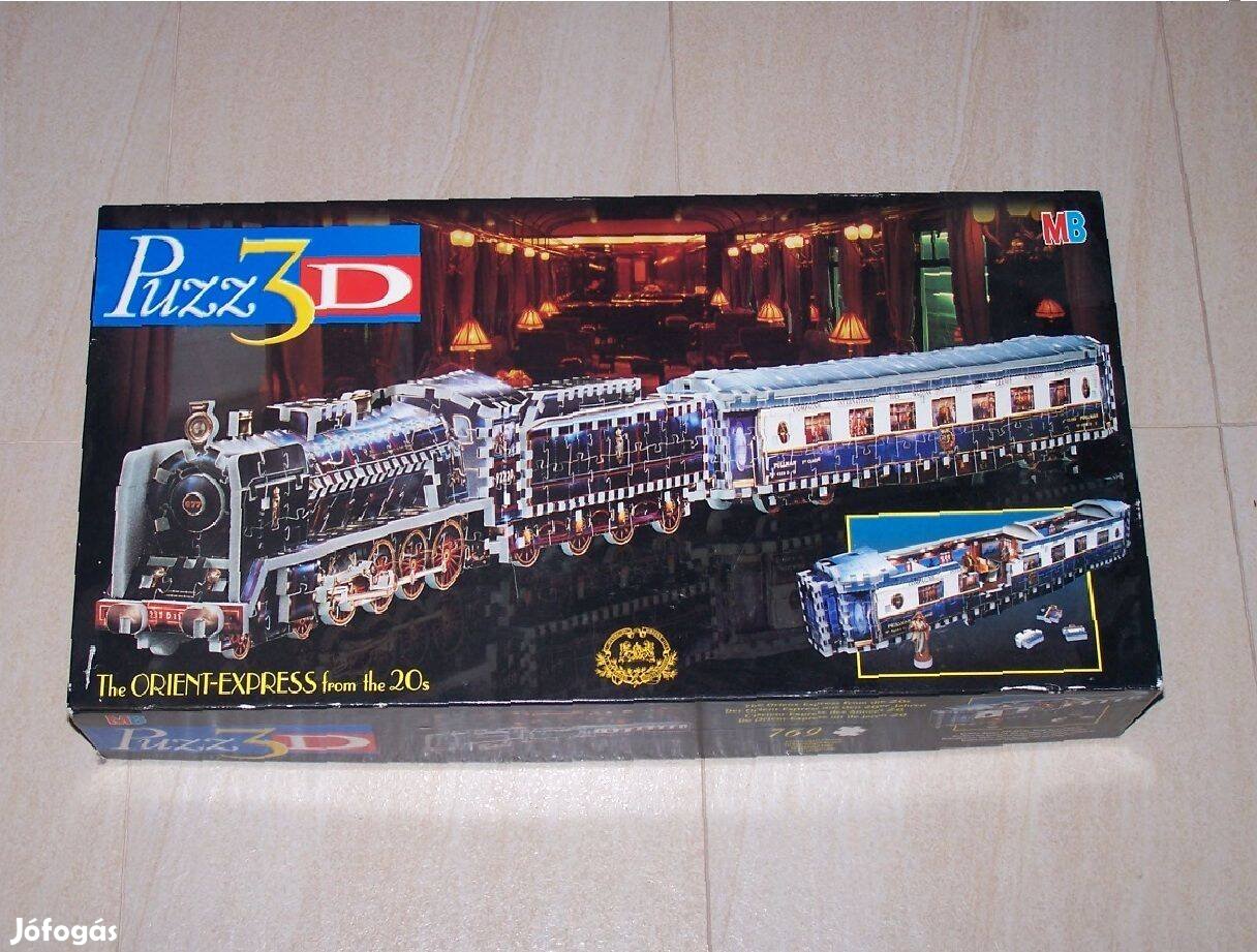 Vadonatúj! Harmadár! 120 cm-es! 3D Hasbro Puzzle Orient Express 769 db