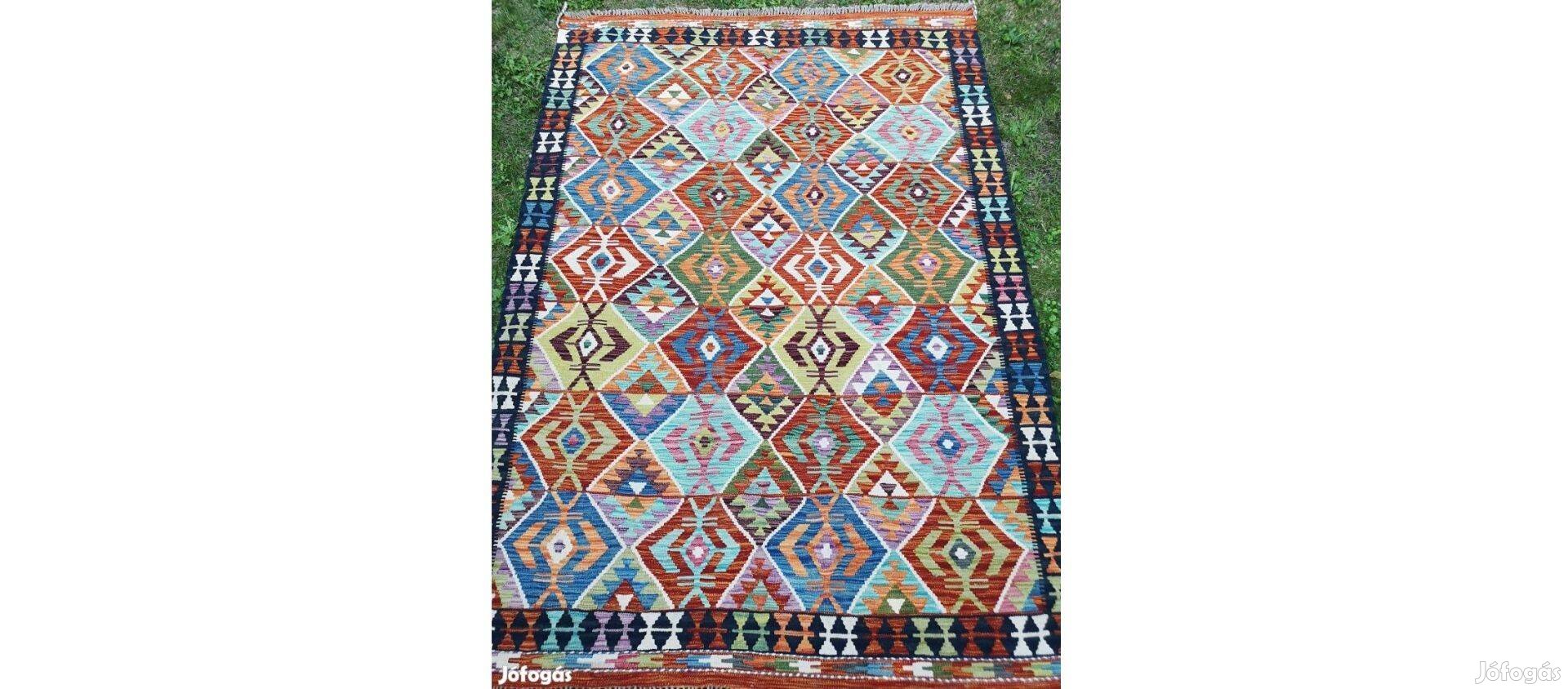 Vadonatúj, gyönyörű, kézzel szőtt, egyedi, gyapjú szőnyeg