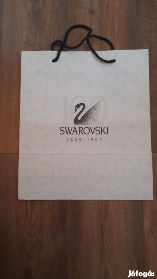 Vadonatúj eredeti Swarovski papírtáska, ajándéktáska, reklámtáska