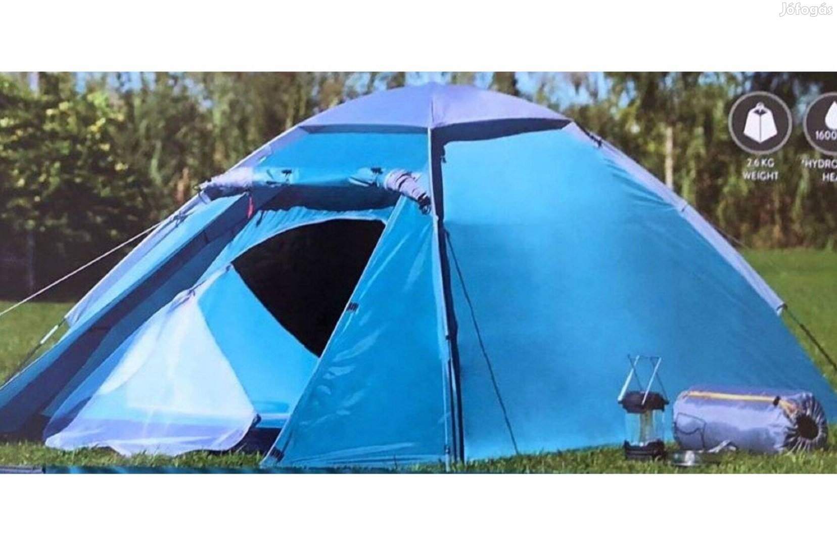 Vadonatúj sátor , dómsátor, - 150 x 250 cm alapterület