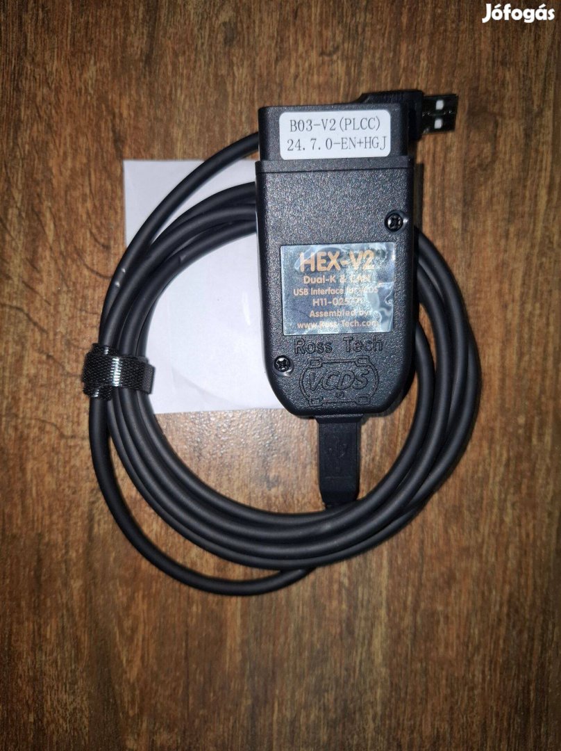 Vag-com Vcds 24.5.0 Vagcom HEX+CAN VW/AUDI/SEAT/Skoda autódiagnosztika