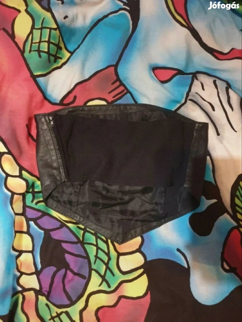 Vagány bőr top