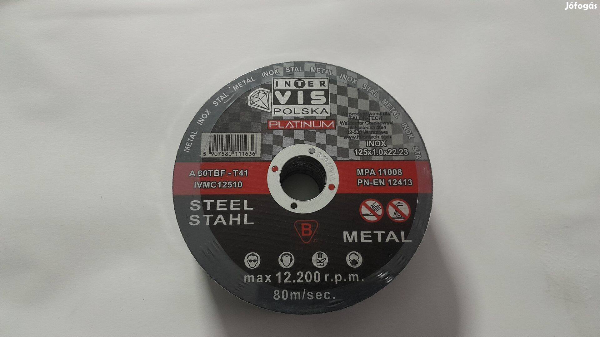 Vágó korong 125x1 mm