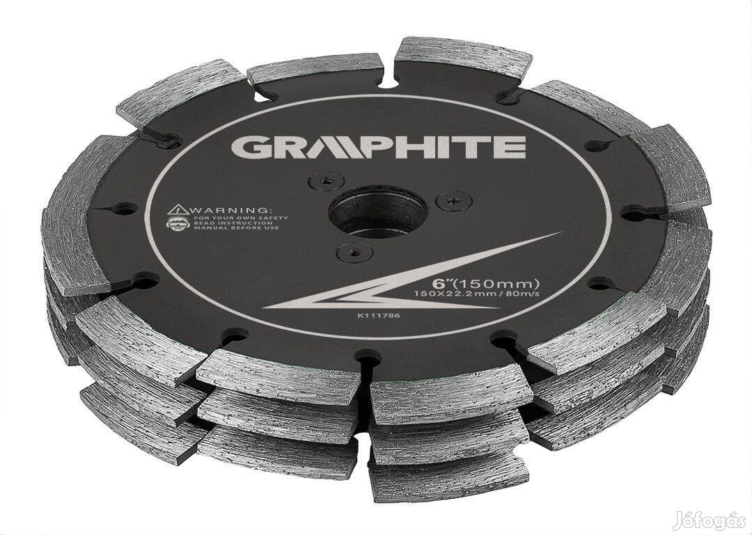 Vágó tárcsa falhoronymaróhoz Graphite K111786
