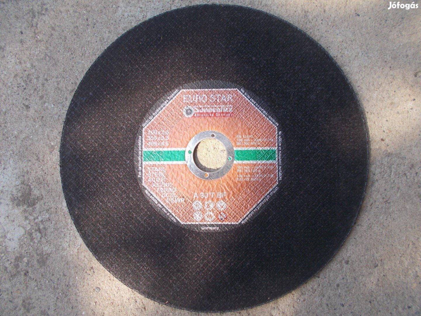 Vágókorong 300x3,5x32 mm-es, fémre, eredeti Német, Profi