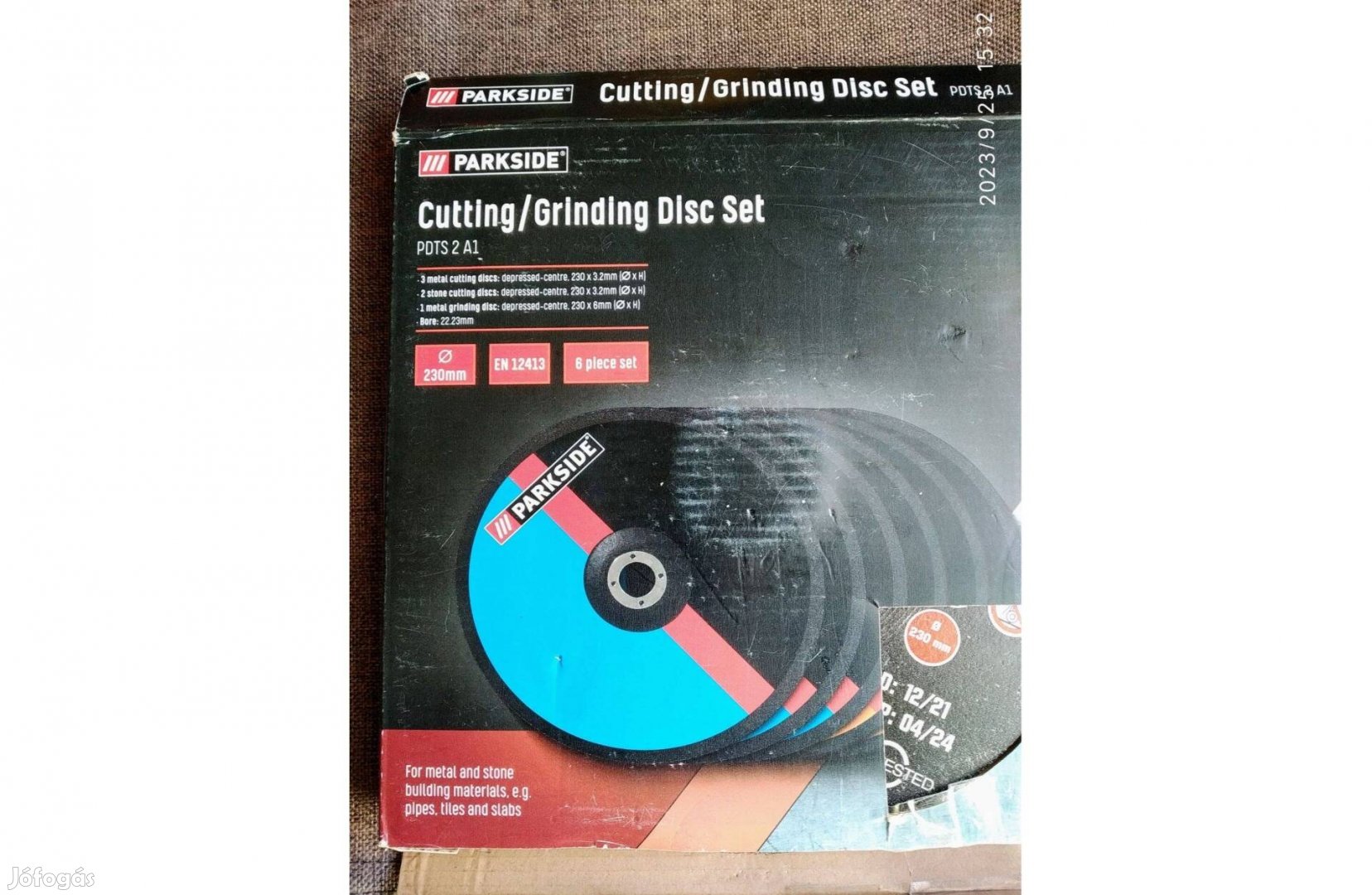 Vágókorong Kőhöz 230x3, 2 mm Vágókorong fémhez 230x3, 2 mm