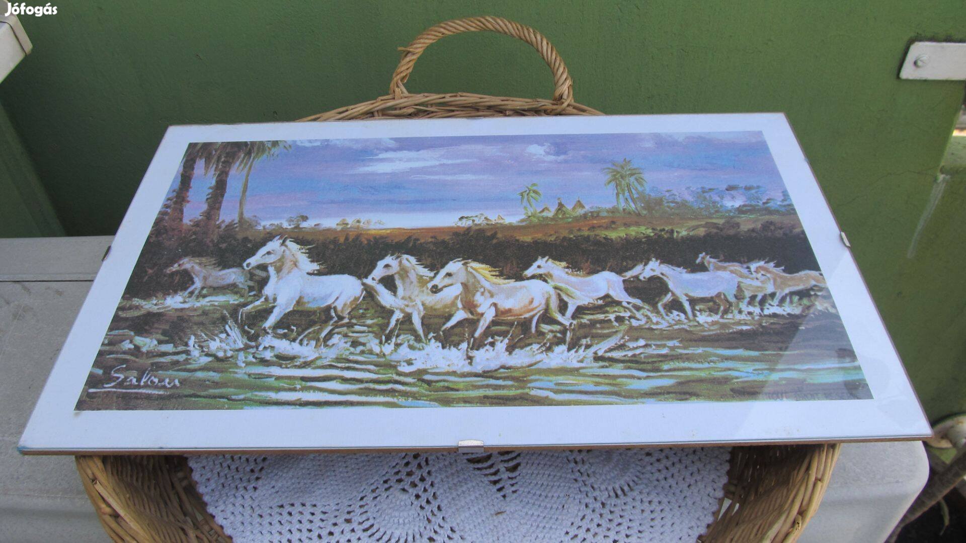 Vágtató lovak -repro kép