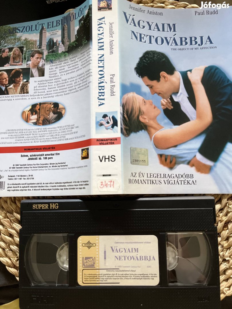 Vágyaim netovábbja vhs