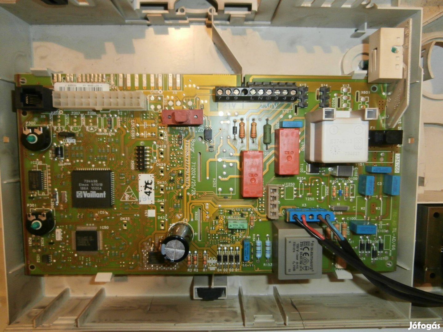 Vaillant Kazán Termotop LCD kijelzős 280/-5 280/2-5 Vezérlő Panel