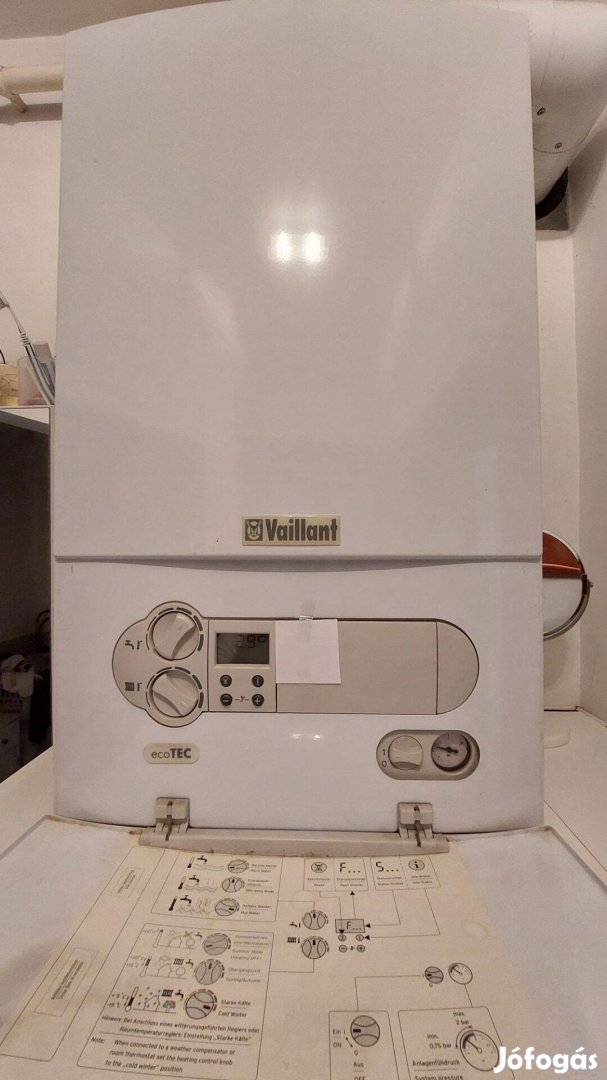 Vaillant Kondenzációs kazán (24kw) + HMV tároló + vezérlés eladó