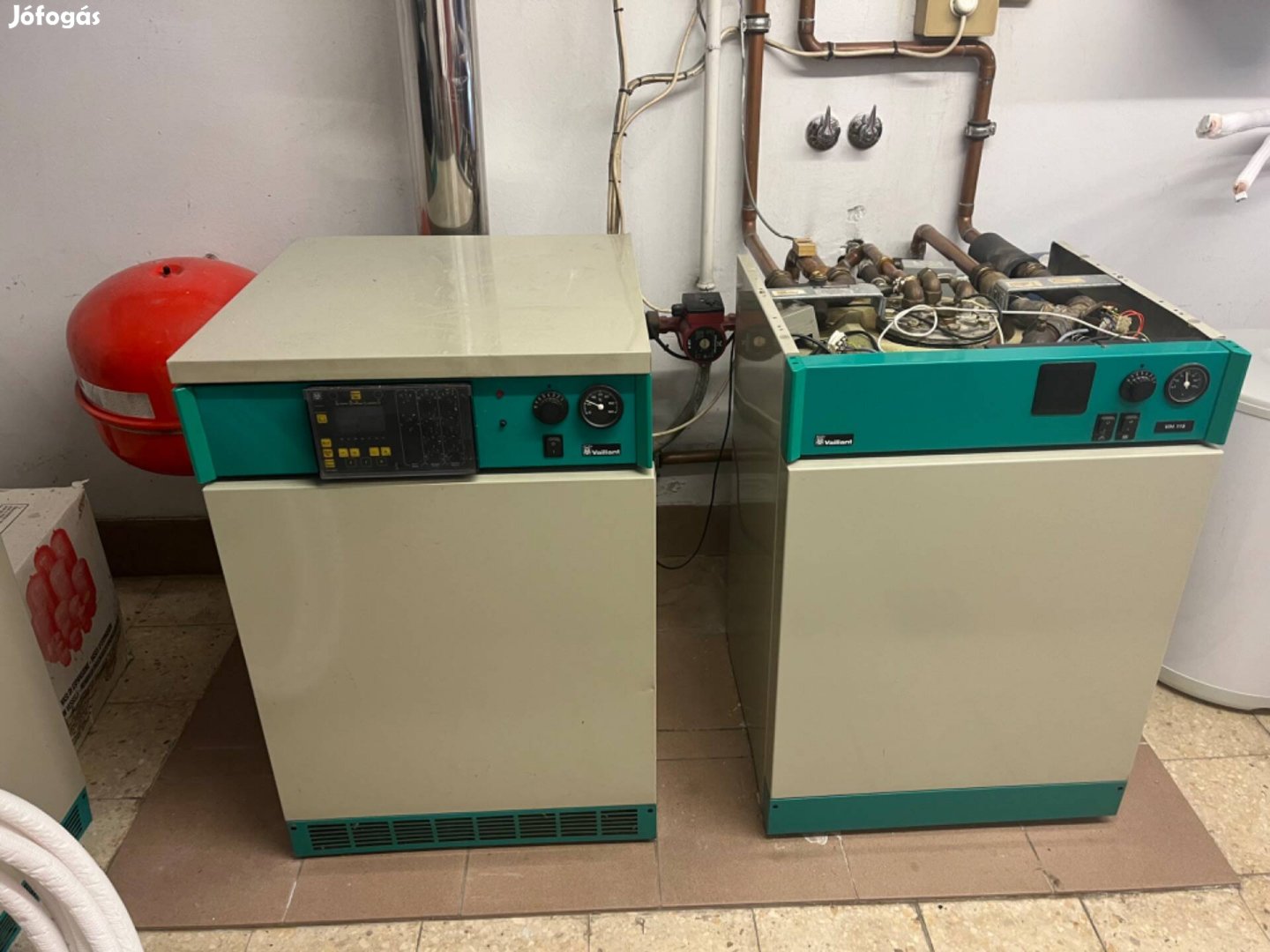 Vaillant VK 29/1 Gáz Kazán és Vaillant Vih 115 Víz melegítő