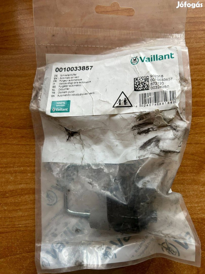 Vaillant automata légtelenítő