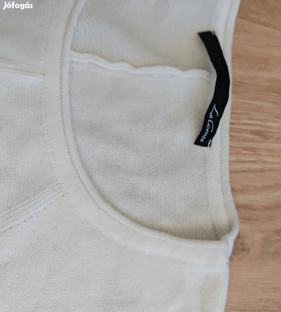 Vajfehér minőségi női tunika pulcsi