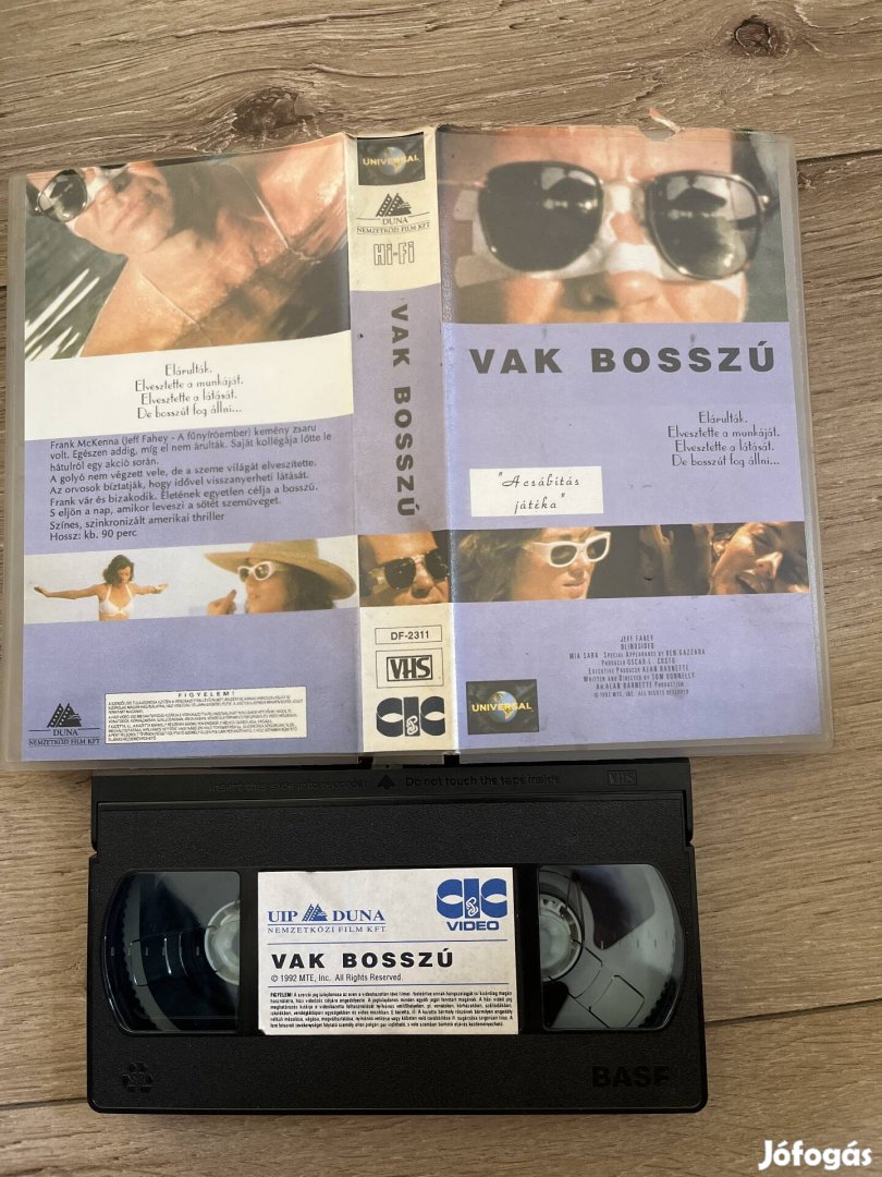 Vak bosszú vhs 