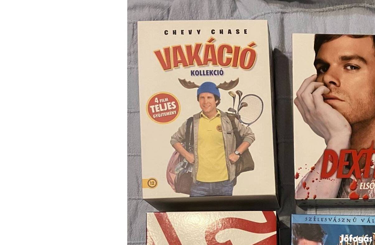 Vakáció gyűjtemény, díszdoboz, 4 dvd, új állapot