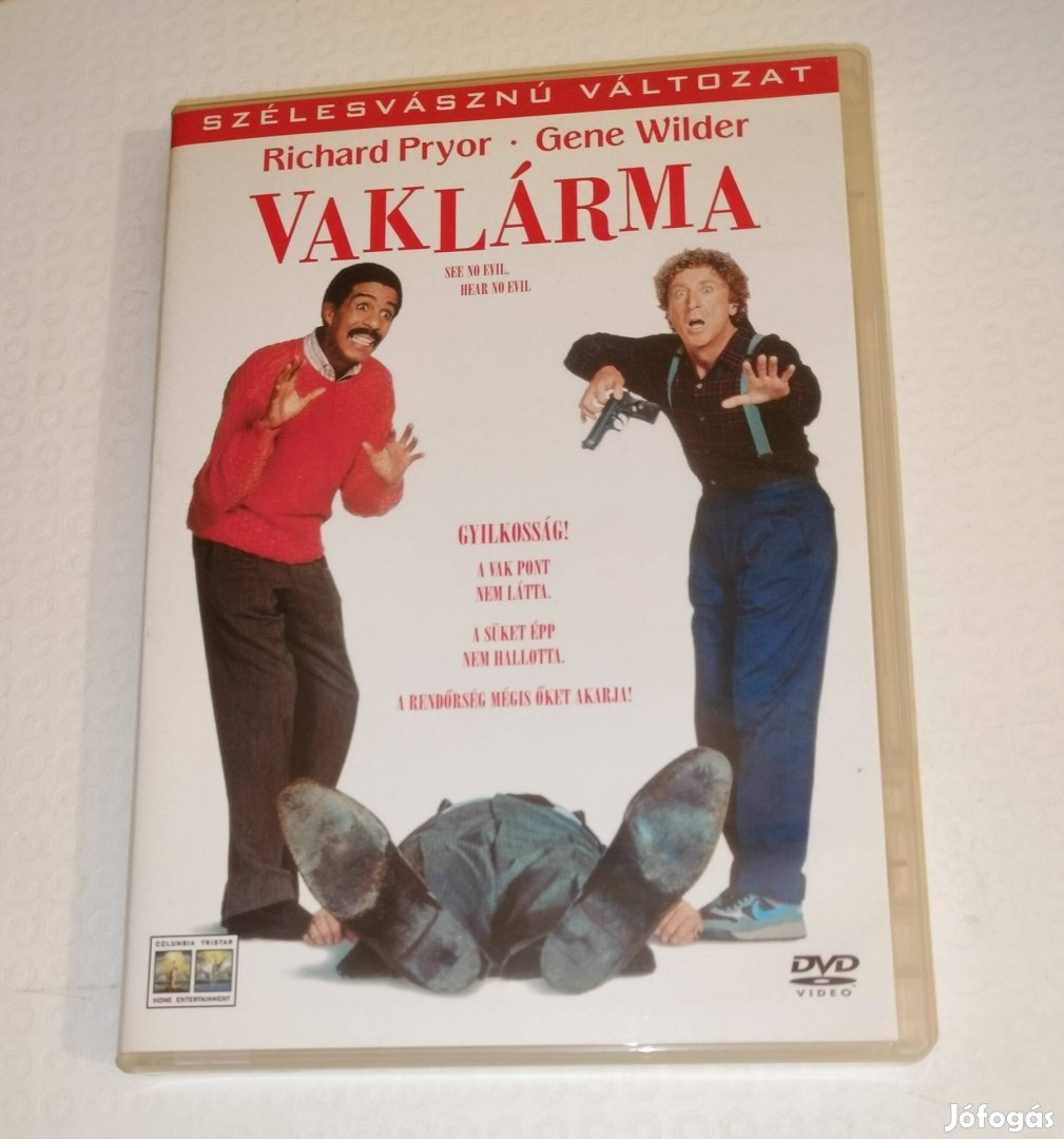 Vaklárma dvd Richard Pryor , Gene Wilder feliratos 