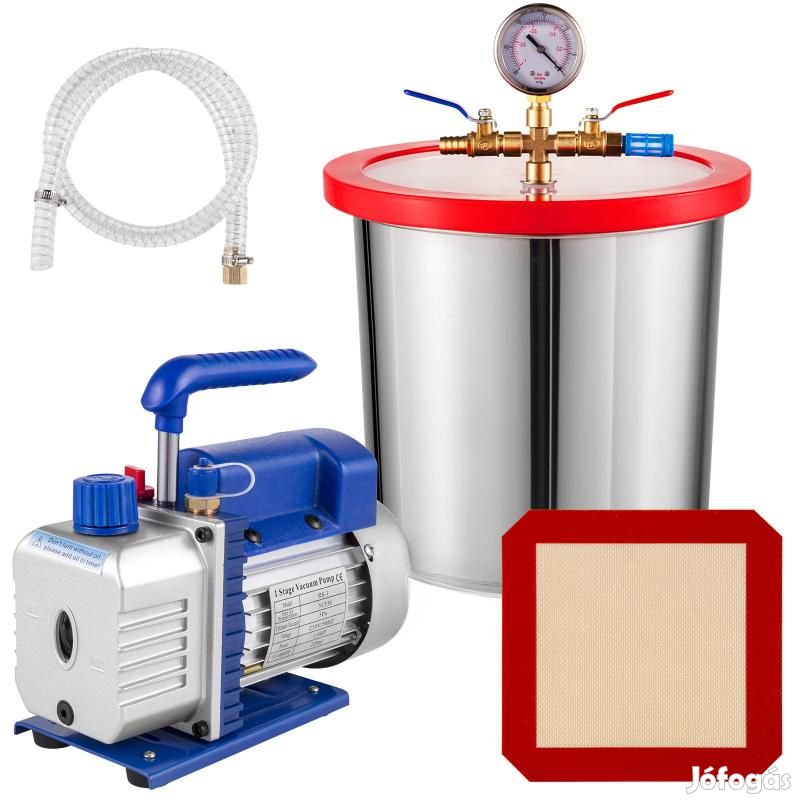 Vákuum szivattyú  180W, 12l kamra