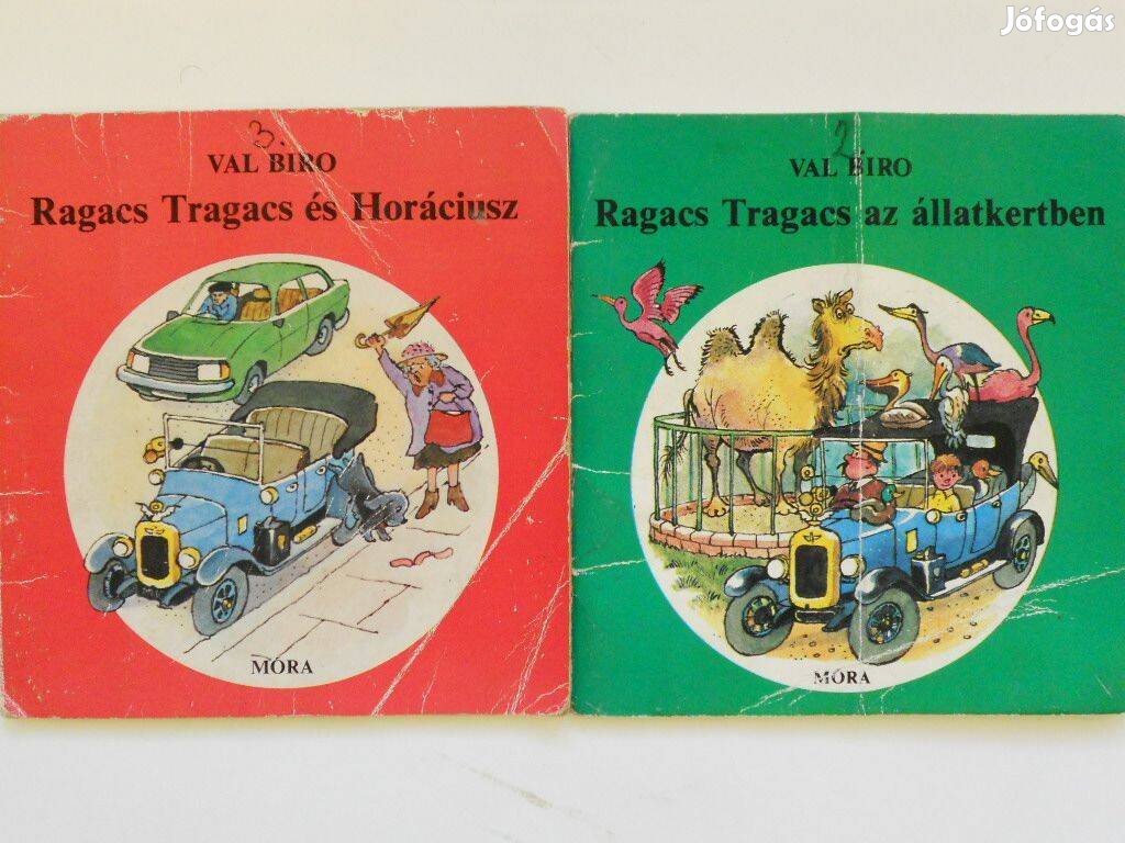 Val Biro - Ragacs Tragacs az állatkertben és Horáciusz füzet 2db