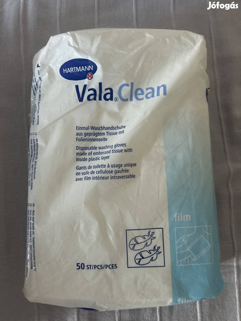 Valaclean Egyszer használatos mosdatókesztyű