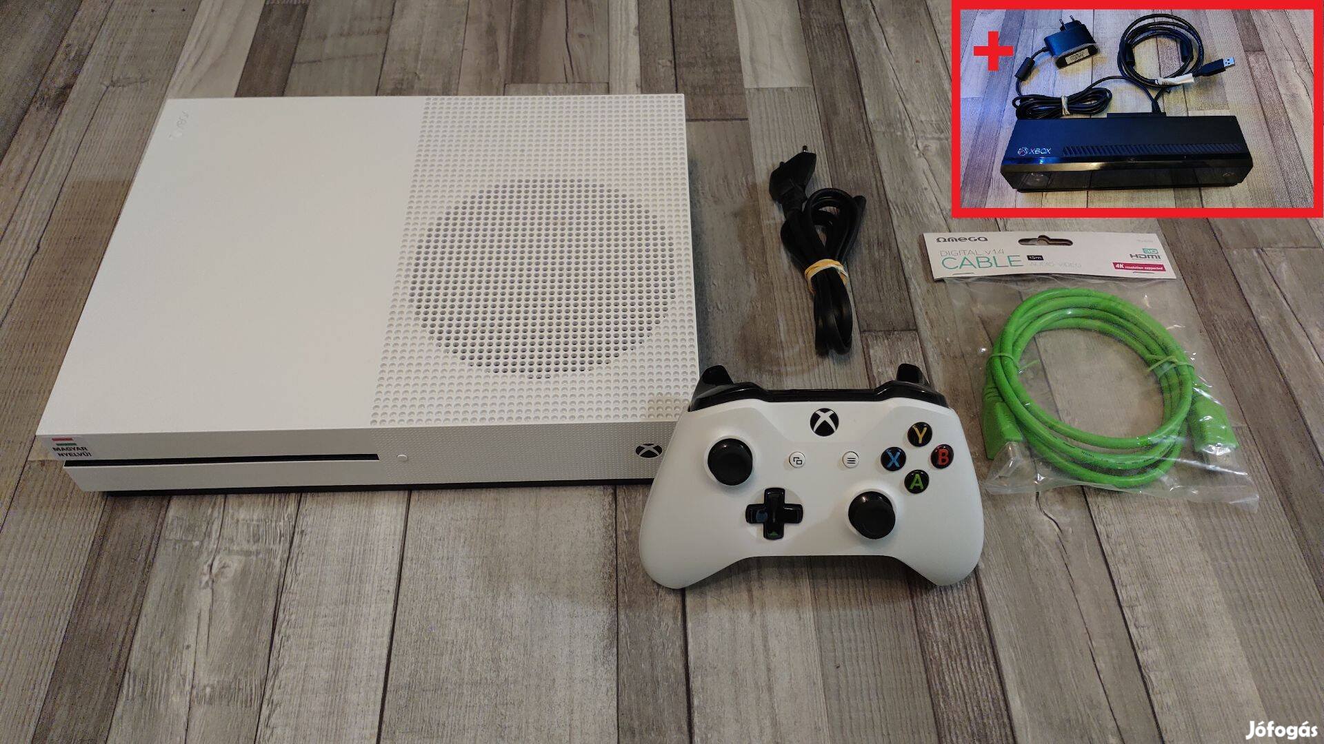 Választható Játékkal! Kinect+Magyar Menüs Xbox One S 1Tb Konzol