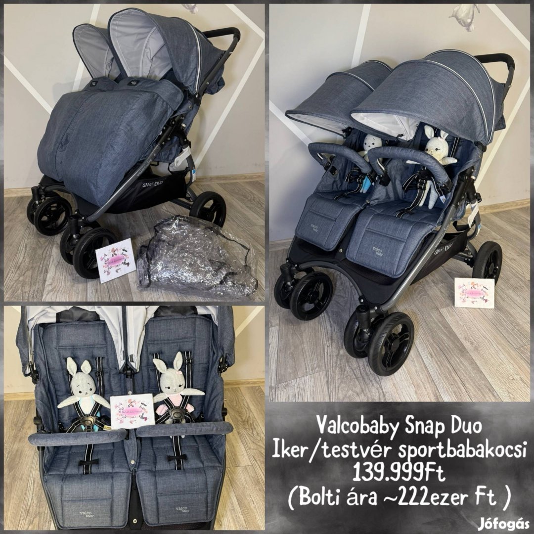 Valcobaby Snap Duo Ikerbabakocsi / testvérbabakocsi 