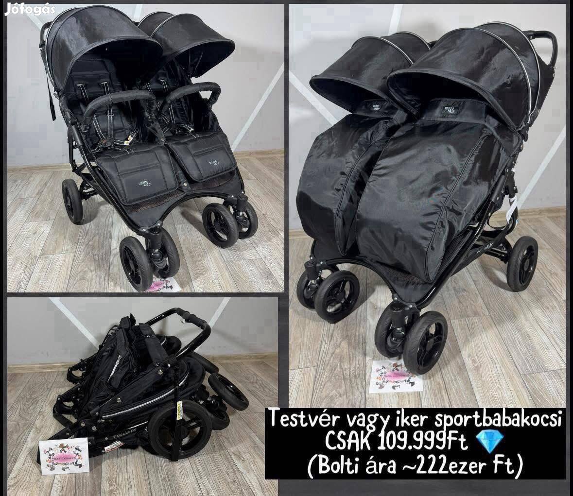 Valcobaby snap duo testvér / iker sportbabakocsi 