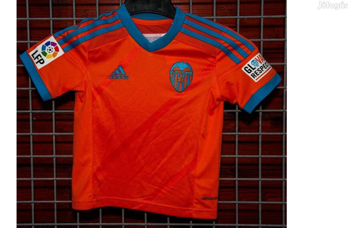 Valencia FC eredeti narancssárga adidas gyerek mez 116