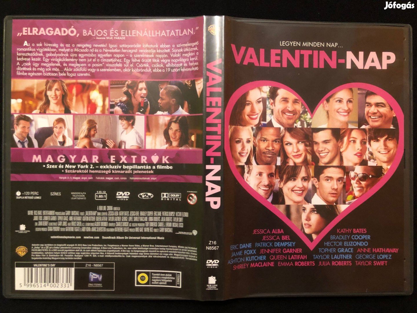 Valentin-nap (karcmentes, Jessica Alba, Bradley Cooper) DVD
