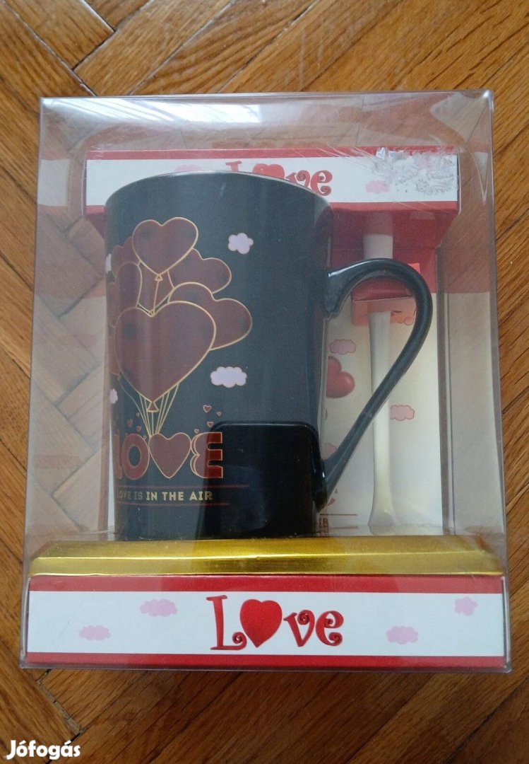 Valentin napi bögre szett új bontatlan csomagolás