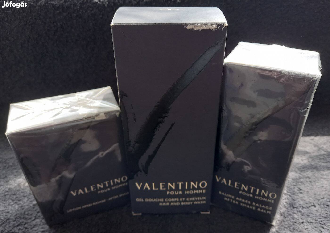 Valentino V pour homme - after shave, balzsam, tusfürdő - ritkaság