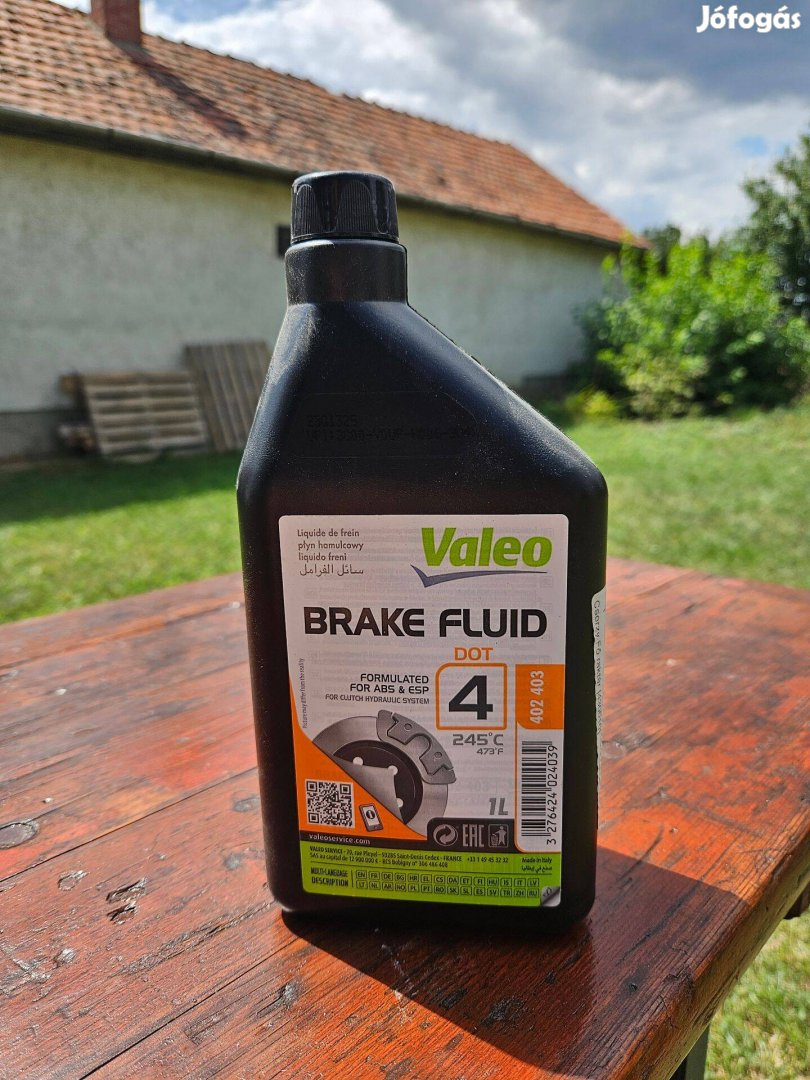 Valeo 402403 Fékfolyadék Valeo DOT4 1 liter