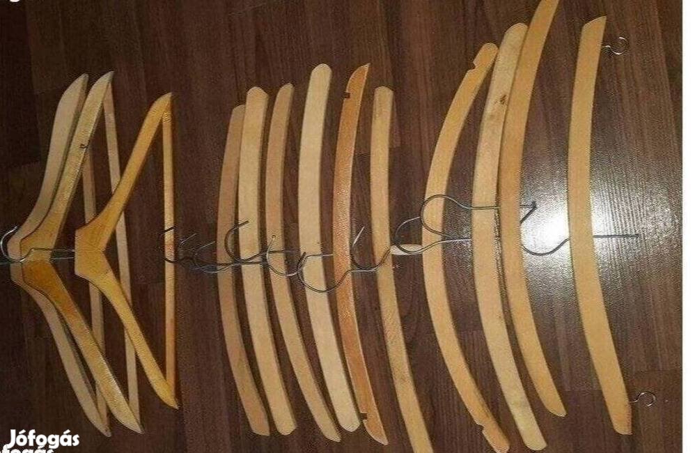 Vállfák fából 13 darab