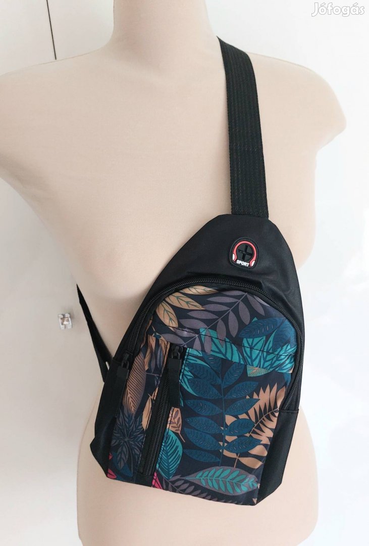 Vállon átvetős kis hátizsák, Crossbody hátizsák uniszex  Új