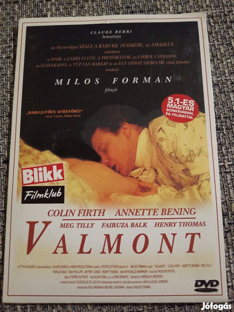 Valmont DVD film