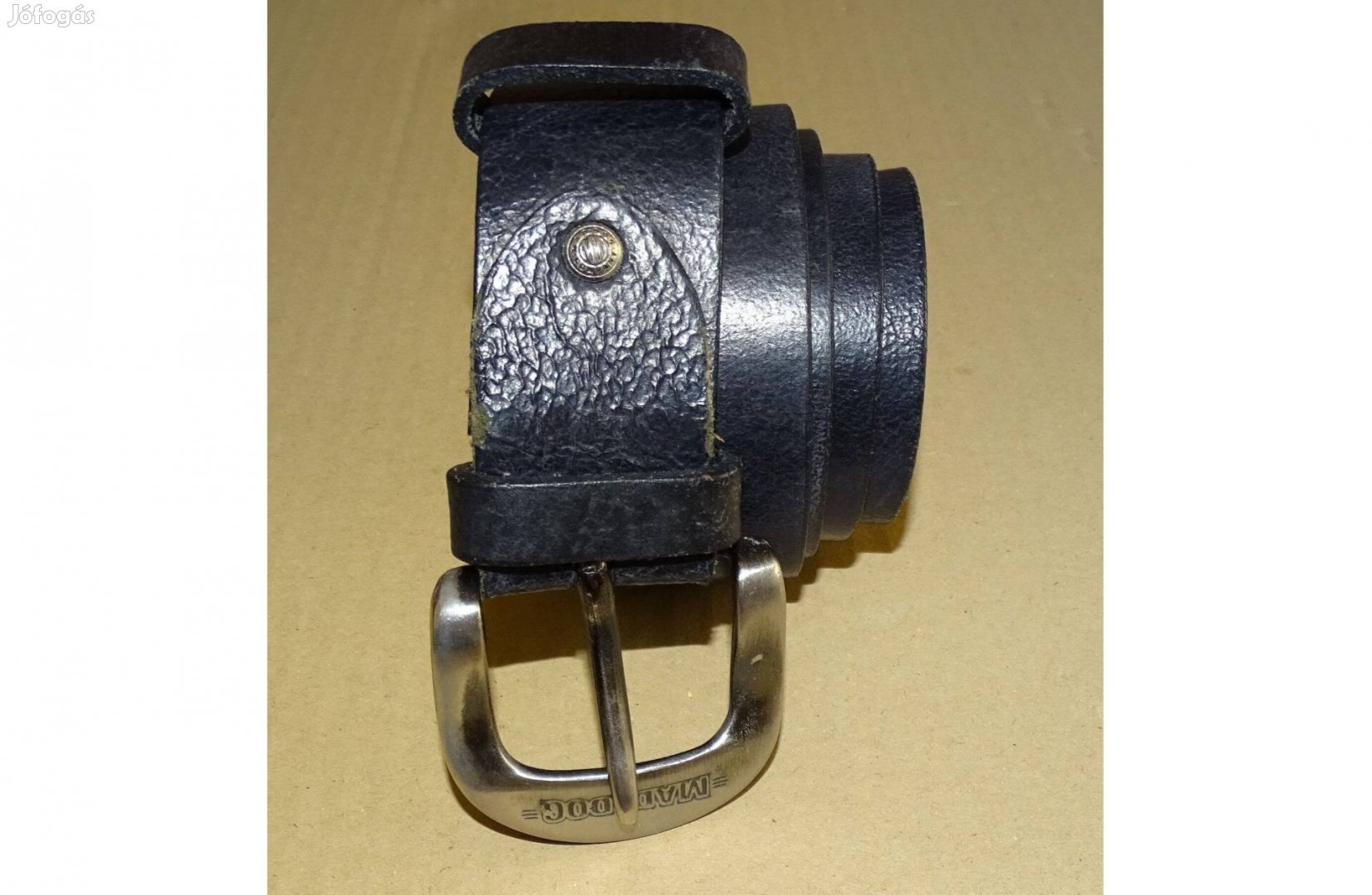 Valódi bőr fekete színű férfi öv