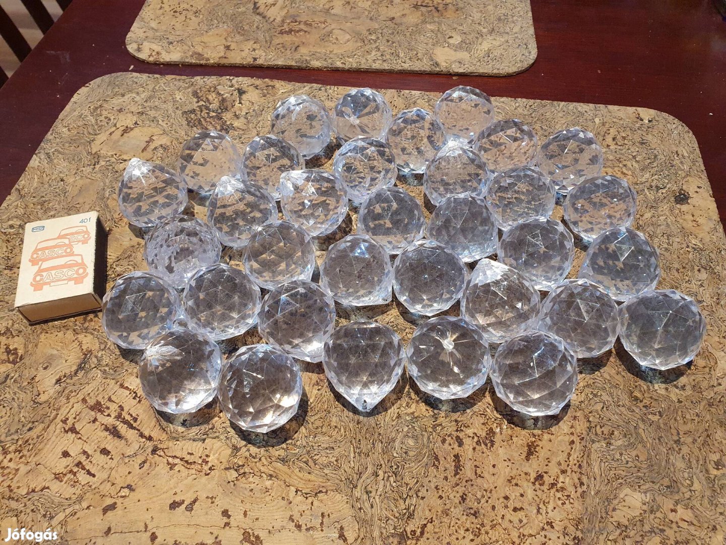 Valódi gyémánt hatású műanyag függeszthető csillár díszek dekoráció