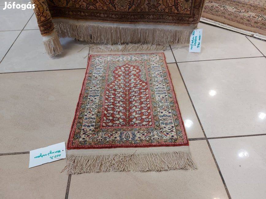 Valódi hernyóselyem kézi perzsa szőnyegek a bolti árak 1/3-áért!