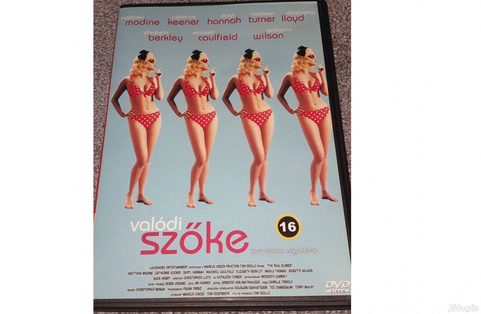 Valódi szőke DVD (1997) Szinkronizált Tom Dicillo filmje