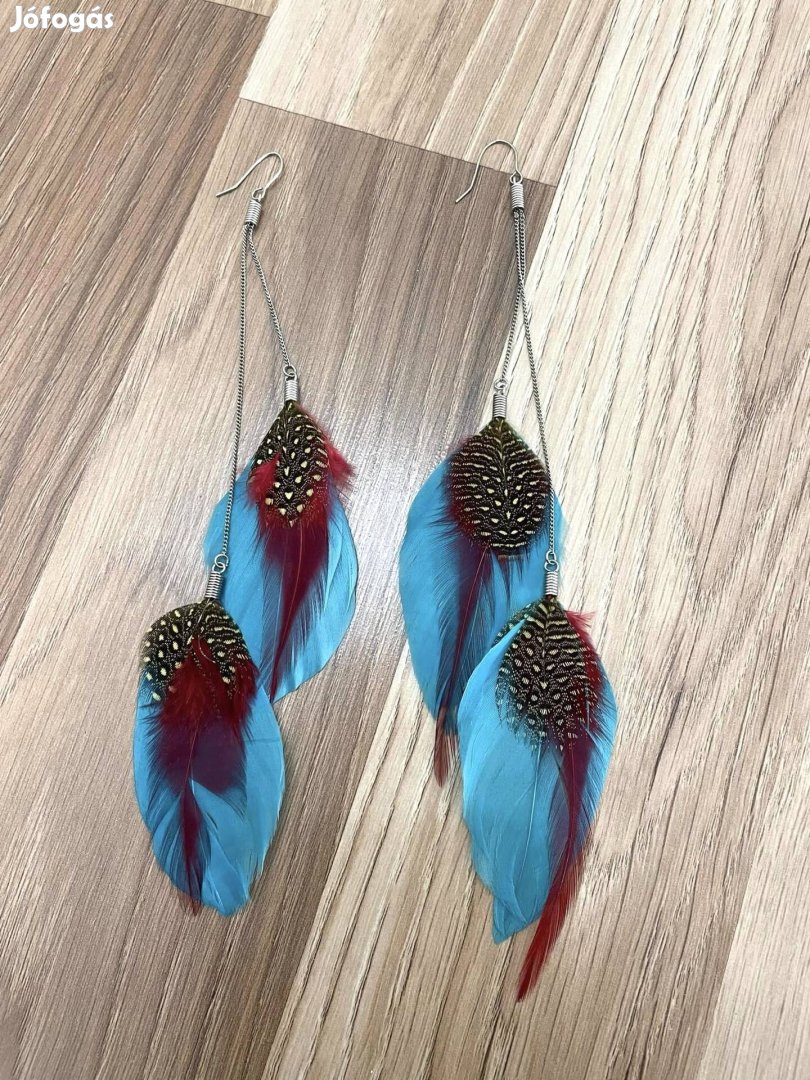 Valódi toll fülbevaló