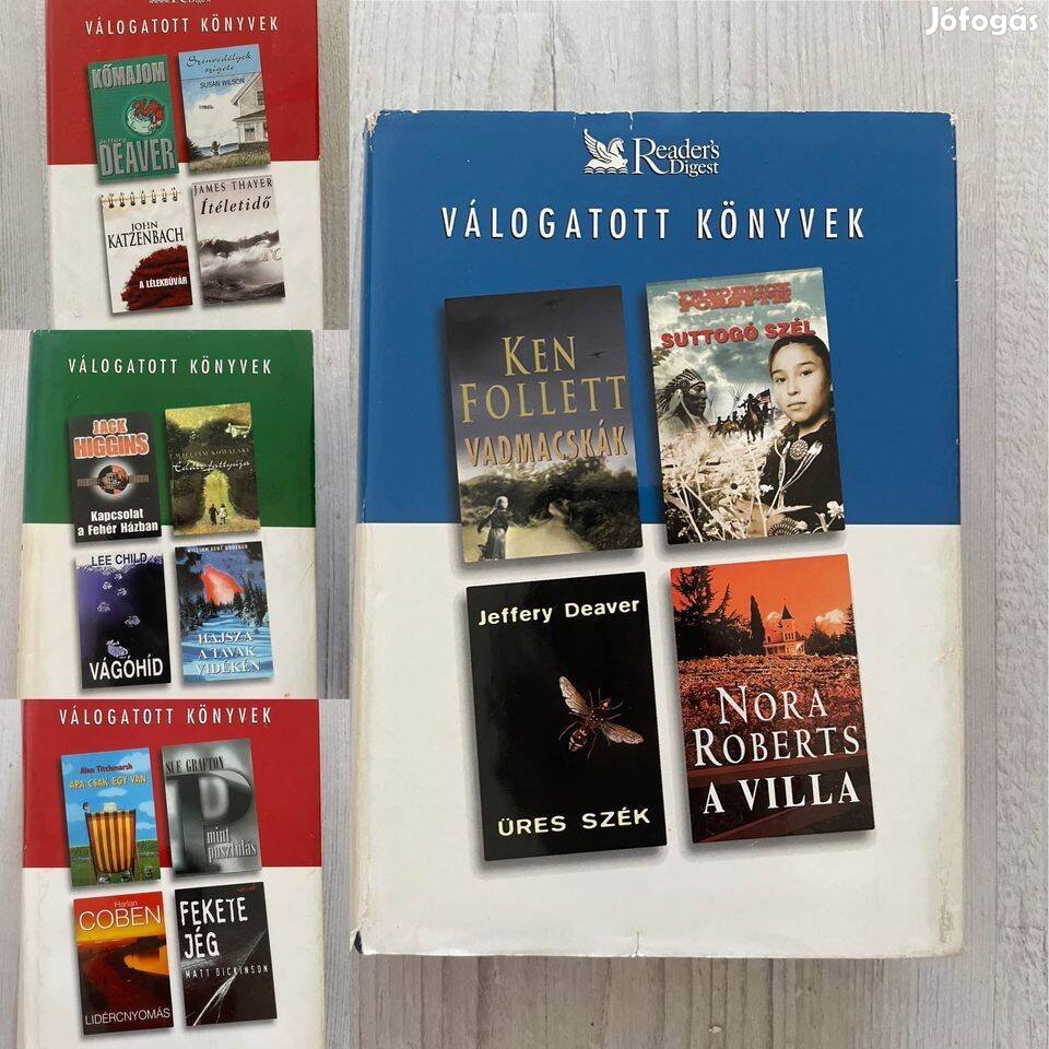 Válogatás könyvek - Reader's Digest (kaland, krimi, thriller, lélektan