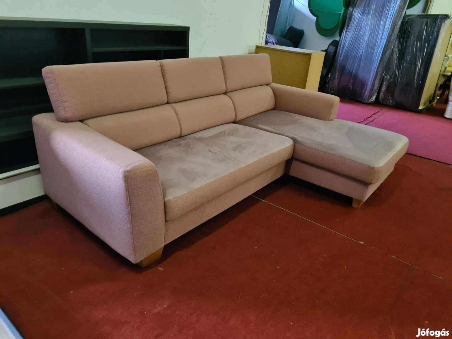 Valós képek és árak:új 240X160cm relax támlás sarok kanapé 109eft