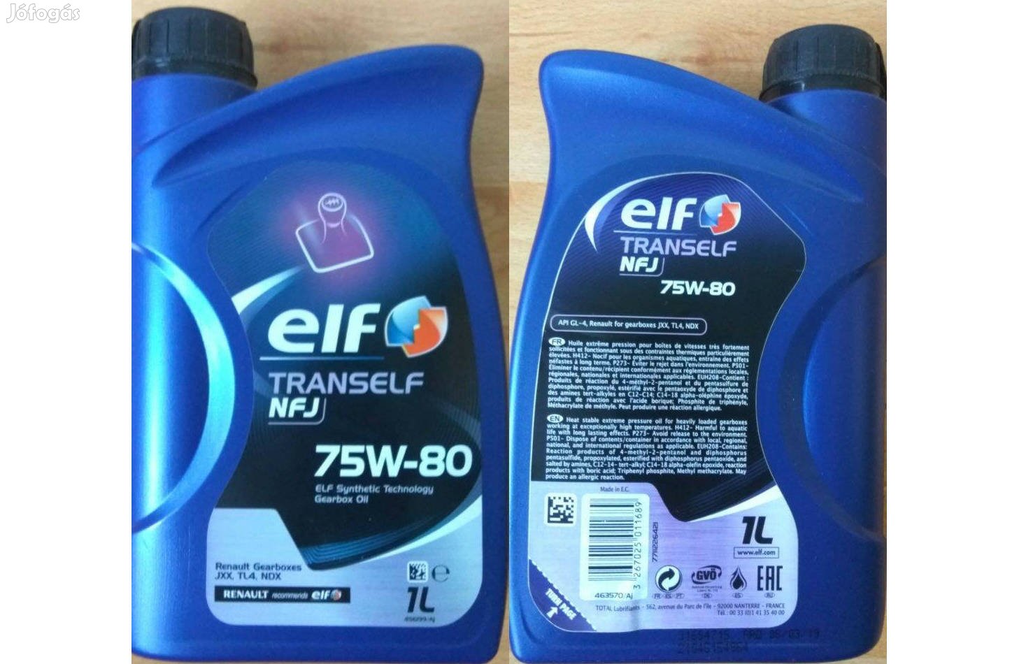 Váltóolaj Elf Tranself Nfj 75W80 1l bontatlan!