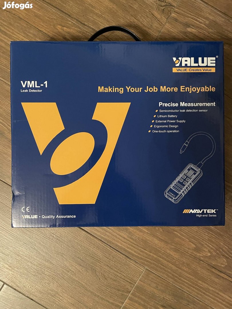 Value VML-1 szivárgáskereső, szenzor cserés
