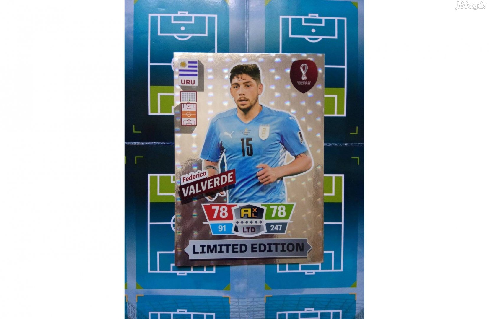 Valverde Panini Fifa World Cup 2022 Qatar XXL Limited focis kártya