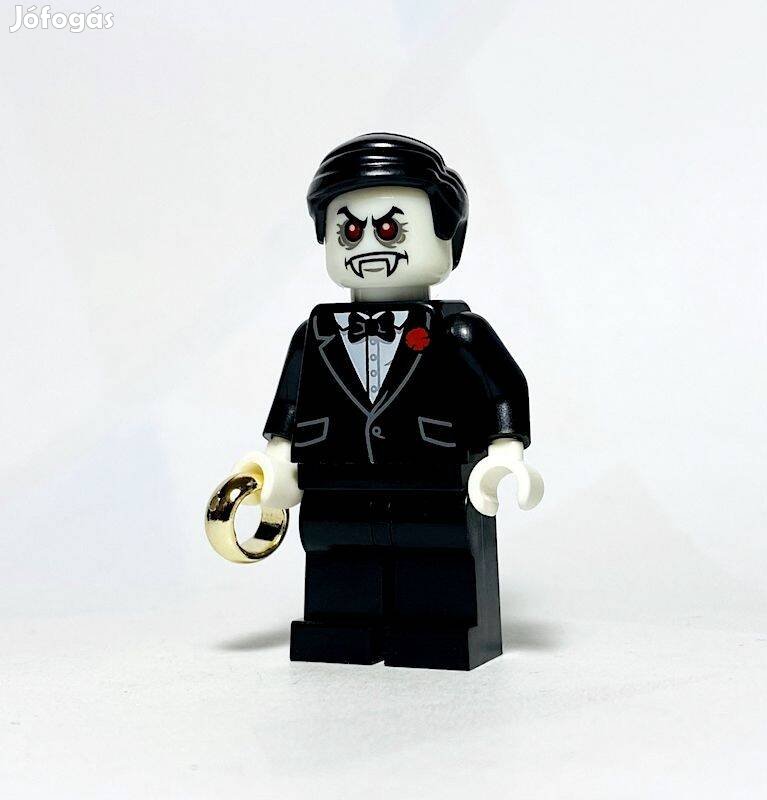 Vámpír vőlegény Eredeti LEGO egyedi minifigura - Halloween Esküvő - Új