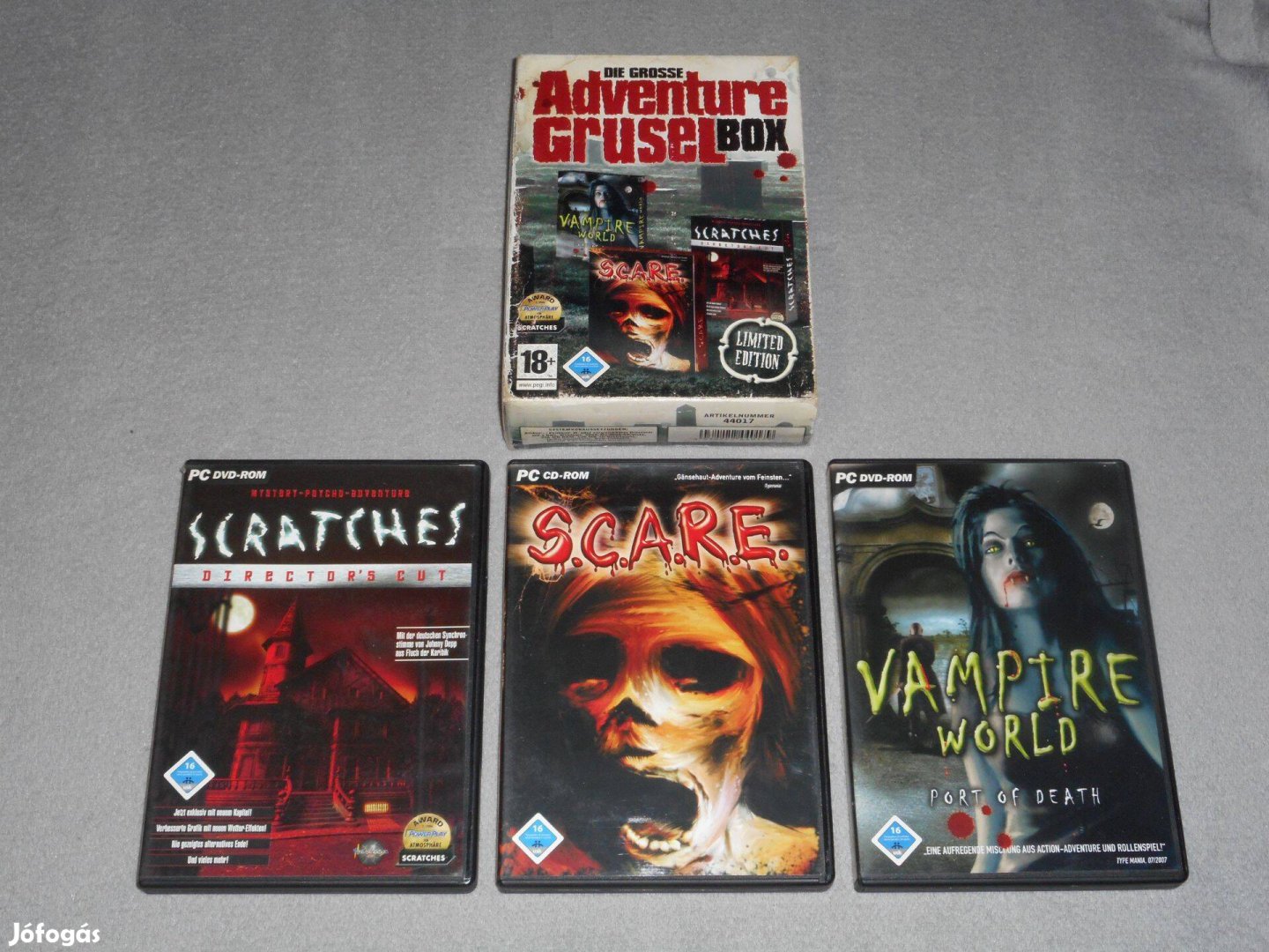 Vampire World + Scratches + S.C.A.R.E Horror PC Számítógépes játékok