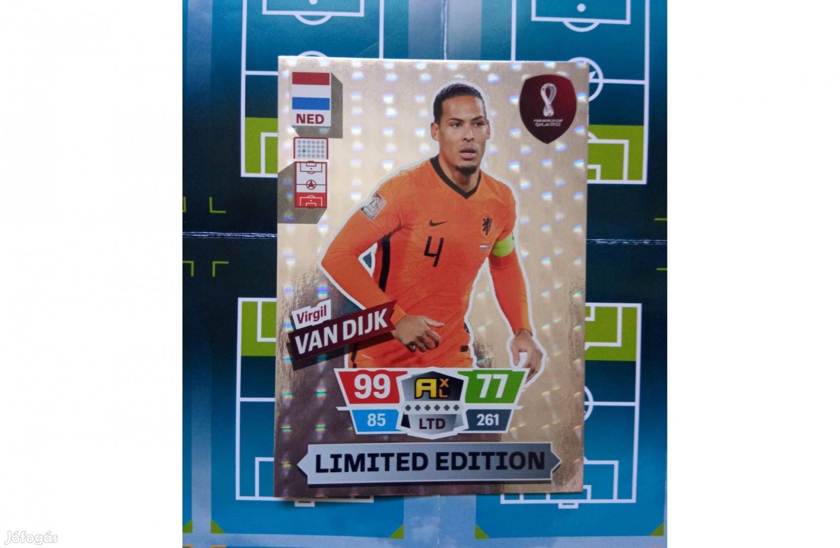 Van Dijk (Hollandia) Fifa World Cup 2022 Qatar XXL Limited kártya