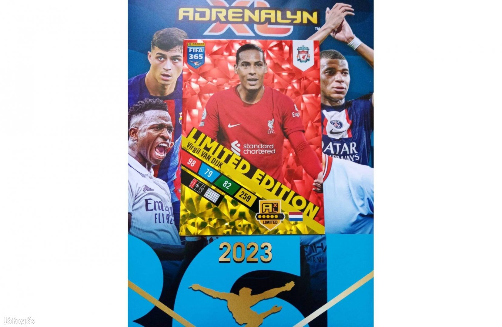 Van Dijk (Liverpool) Panini FIFA 365 2023 XXL Limited focis kártya