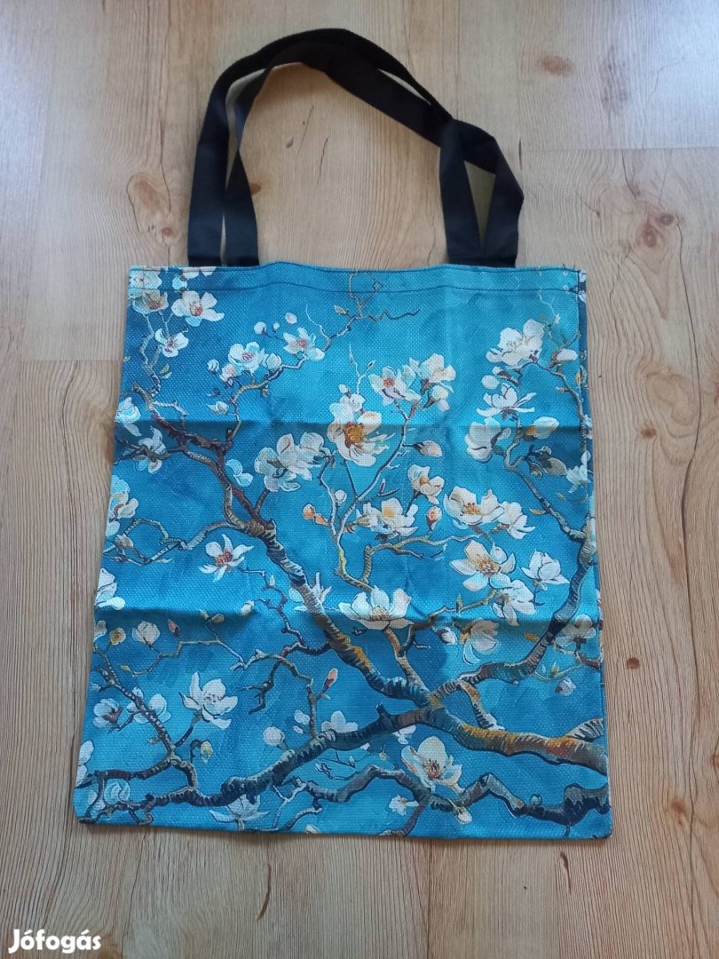 Van Gogh mandula virágos textil szatyor - Új