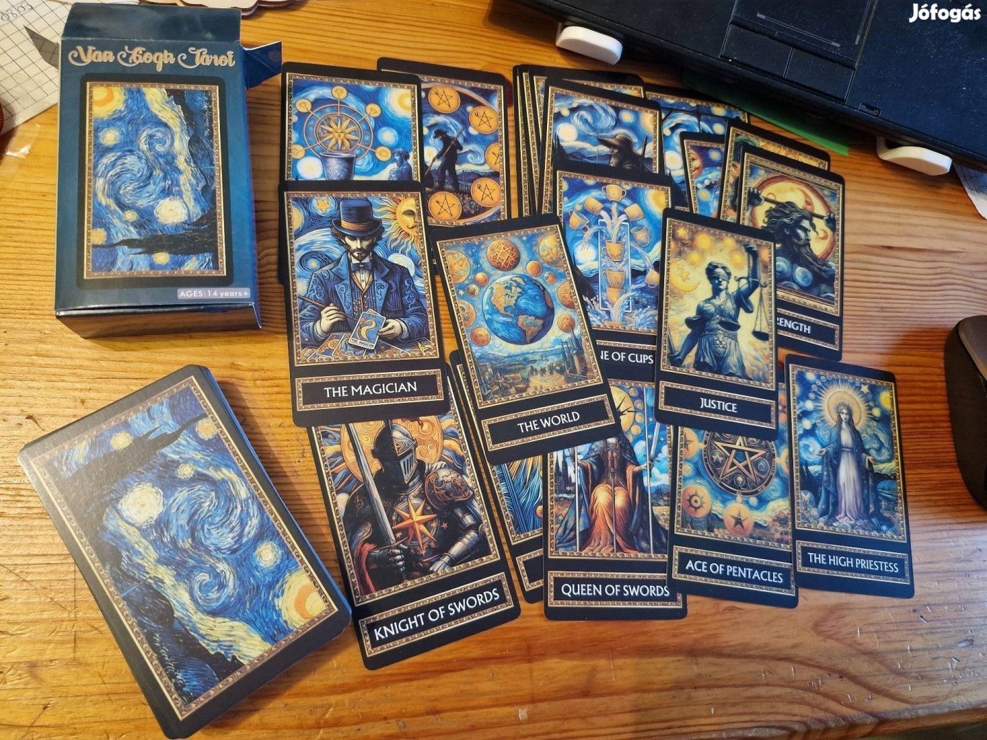 Van Gogh tarot ajándék terítővel